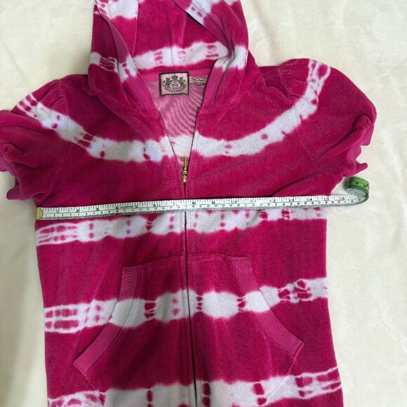 Juicy couture terry cloth short sleeve zip up - Picture 3 of 5